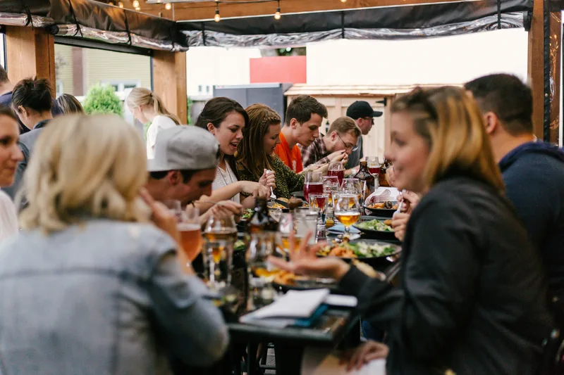 Family and social gathering with curated decor and table settings